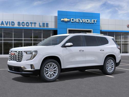 Glacier White Tricoat 2026 GMC Acadia Denali