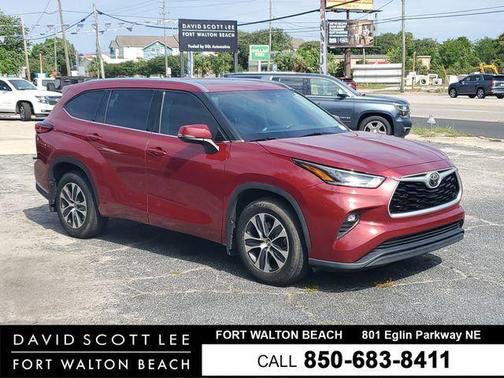 Ruby Flare Pearl 2021 Toyota Highlander XLE