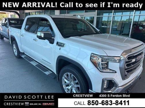 White 2019 GMC Sierra 1500 SLT