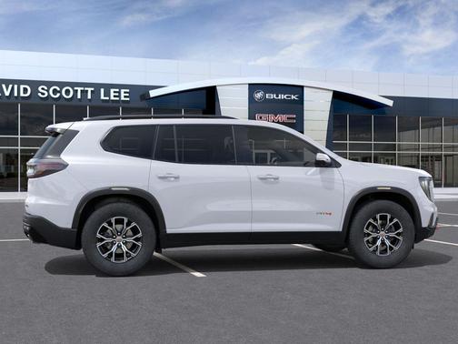 White 2026 GMC Acadia AT4 AWD