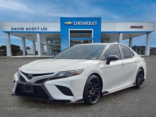 White 2022 Toyota Camry TRD