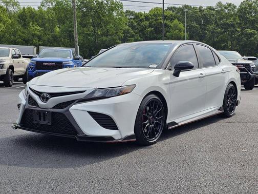 White 2022 Toyota Camry TRD
