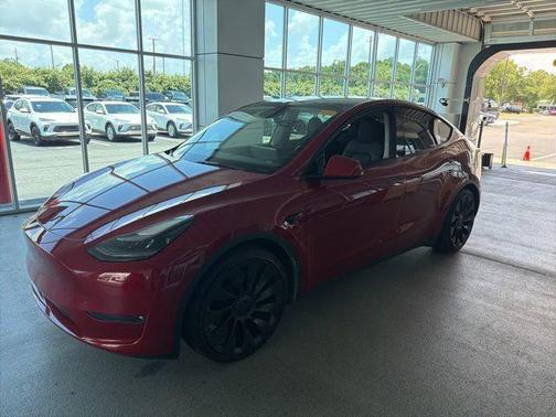 Red Multi-Coat 2023 Tesla Model Y Performance Dual Motor All-Wheel Drive