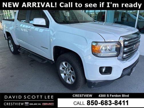Summit White 2017 GMC Canyon SLE