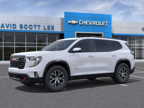 Glacier White Tricoat 2026 GMC Acadia AT4 AWD