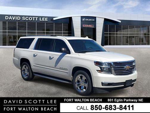 White 2016 Chevrolet Suburban LTZ