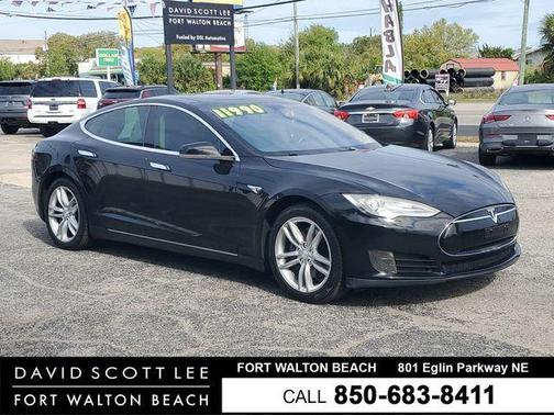 Black 2013 Tesla Model S Base