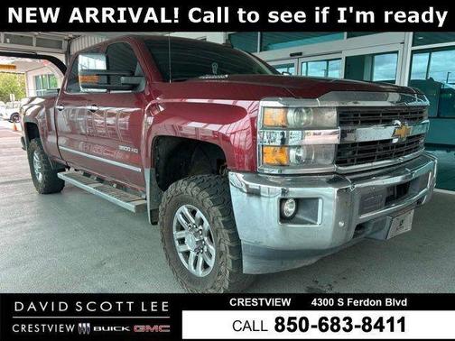 Red 2015 Chevrolet Silverado 3500 LTZ