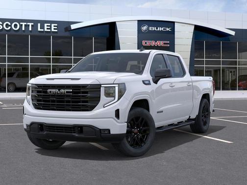 Summit White 2025 GMC Sierra 1500 Elevation