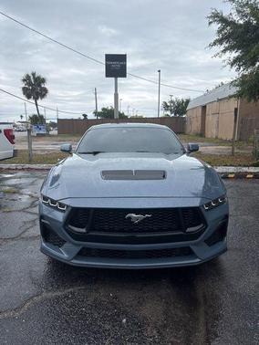 Blue 2024 Ford Mustang GT