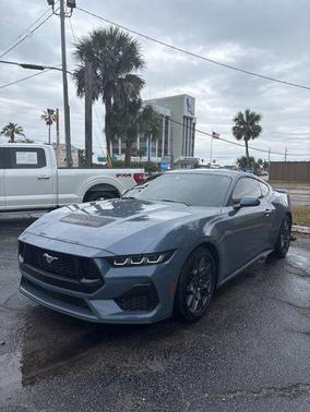 Blue 2024 Ford Mustang GT
