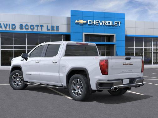 Glacier White Tricoat 2026 GMC Sierra 1500 SLT