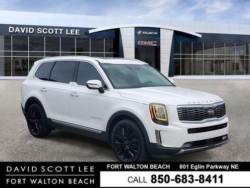 Glacial White Pearl 2021 Kia Telluride SX
