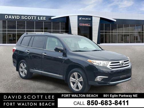 Black 2013 Toyota Highlander Limited