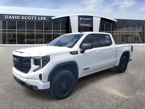 Summit White 2025 GMC Sierra 1500 Elevation