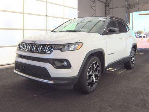 Bright White Clearcoat 2025 Jeep Compass Limited