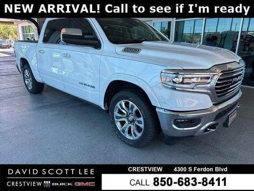 Ivory White Tri-Coat Pearlcoat 2021 RAM 1500 Longhorn