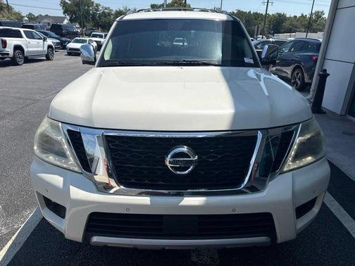 Pearl White 2017 Nissan Armada Platinum