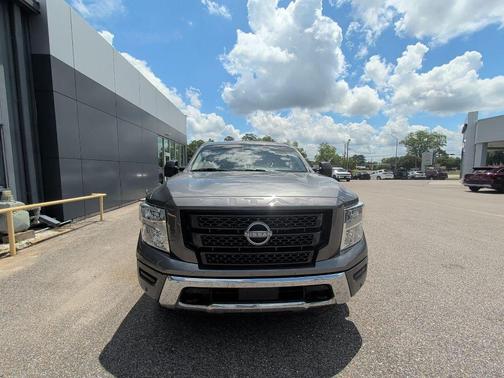 Gun Metallic 2023 Nissan Titan SV