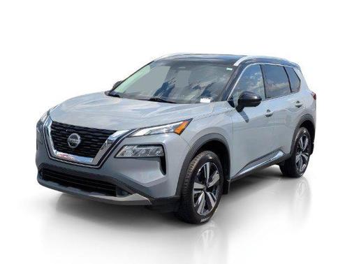 Gray 2021 Nissan Rogue SL
