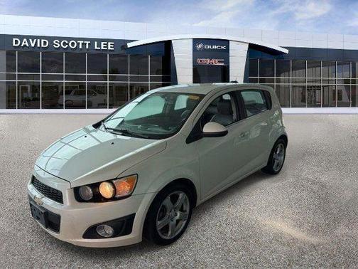 White 2015 Chevrolet Sonic LTZ