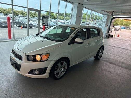 White 2015 Chevrolet Sonic LTZ