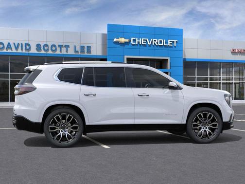 Glacier White Tricoat 2026 GMC Acadia Denali