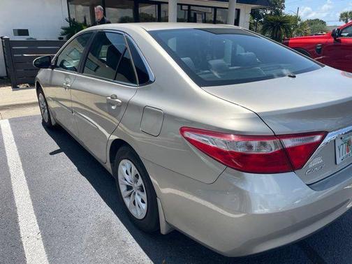 Tan 2016 Toyota Camry XLE
