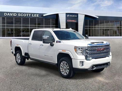White Frost Tricoat 2023 GMC Sierra 3500 Denali