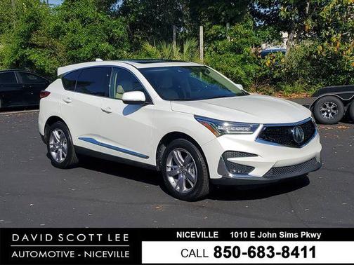 Platinum White Pearl 2020 Acura RDX Advance Package