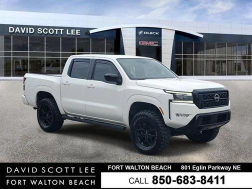Glacier White 2023 Nissan Frontier SV