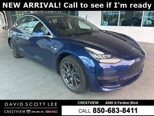 Deep Blue Metallic 2018 Tesla Model 3 Long Range