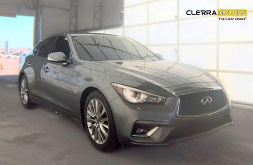 Gray 2020 INFINITI Q50 3.0t LUXE