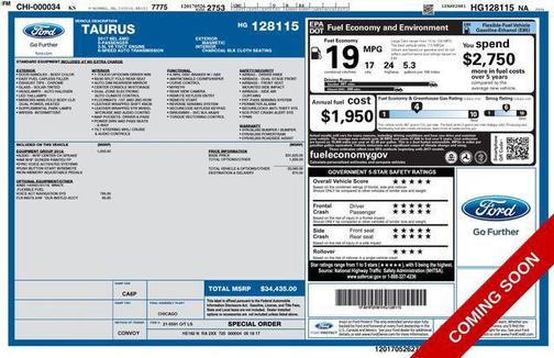 Magnetic Metallic 2017 Ford Taurus SEL