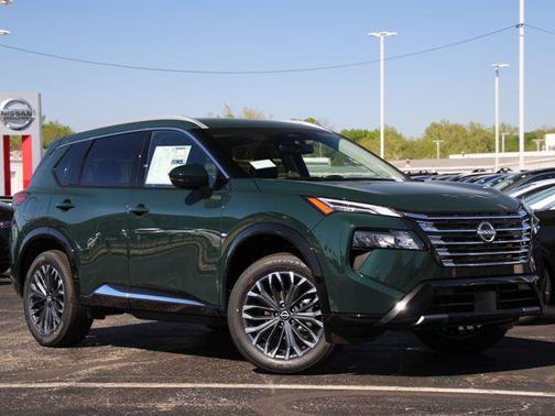 Obsidian Green 2026 Nissan Rogue Platinum