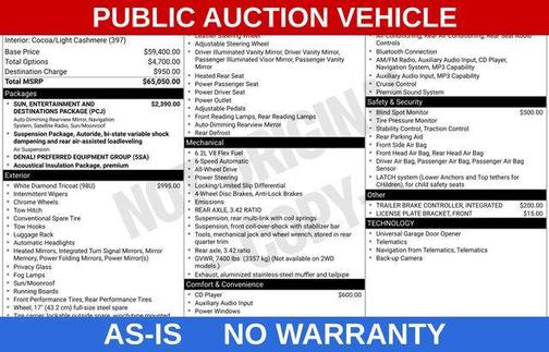 White Diamond Tricoat 2011 GMC Yukon XL Denali