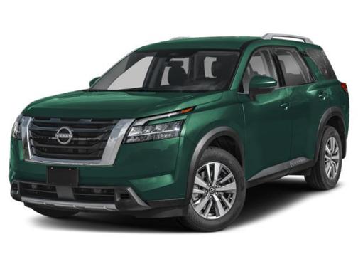 Obsidian Green Pearl 2025 Nissan Pathfinder SL 4WD