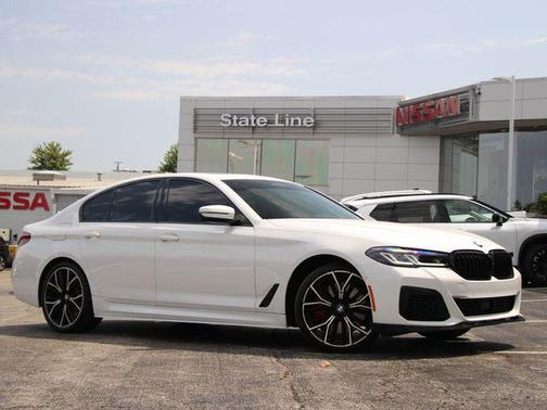 Alpine White 2021 BMW 540 540i