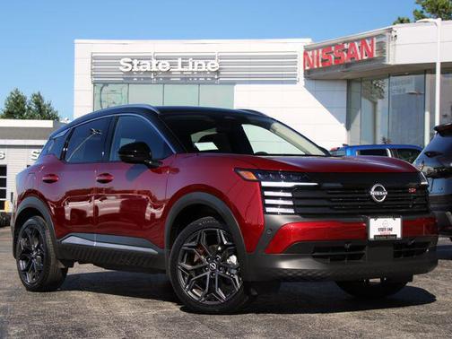 Scarlet Ember Tintcoat/Super Black 2025 Nissan Kicks SR