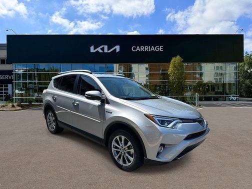 Silver Sky Metallic 2018 Toyota RAV4 Hybrid SE