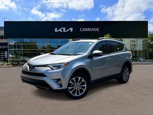 Silver Sky Metallic 2018 Toyota RAV4 Hybrid SE