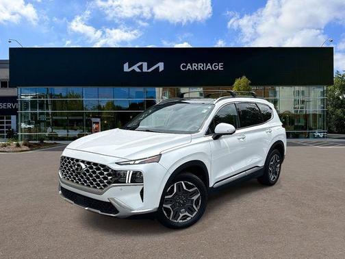 Quartz White 2022 Hyundai SANTA FE Limited
