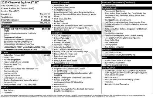 2025 Chevrolet Equinox 1LT