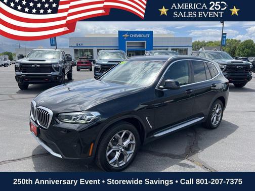 Jet Black 2023 BMW X3 xDrive30i