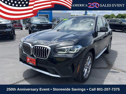 Jet Black 2023 BMW X3 xDrive30i