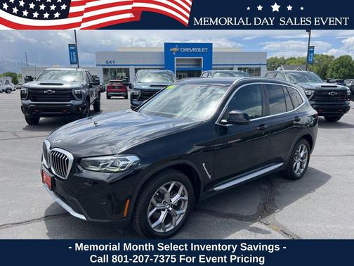 Jet Black 2023 BMW X3 xDrive30i