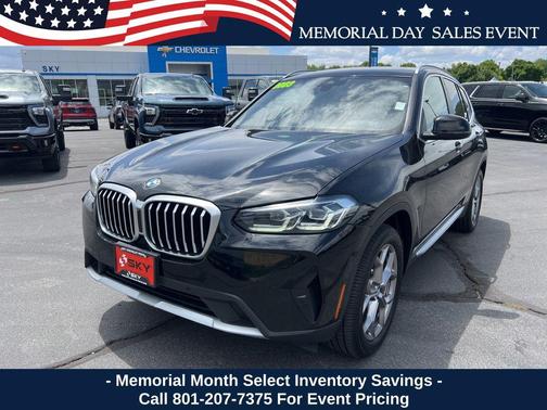 Jet Black 2023 BMW X3 xDrive30i