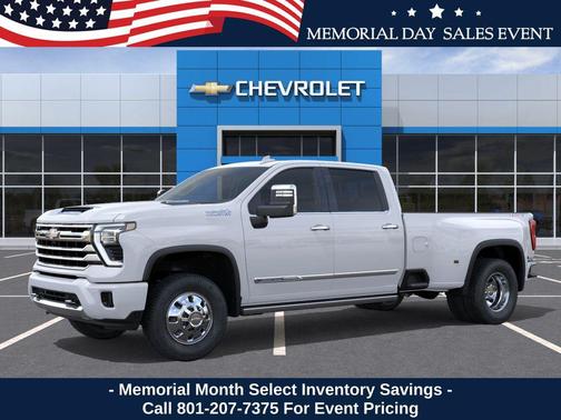 Polar White Tricoat 2026 Chevrolet Silverado 3500 High Country