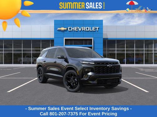 Mosaic Black Metallic 2026 Chevrolet Traverse RS