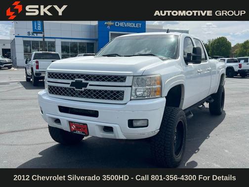 Summit White 2012 Chevrolet Silverado 3500 LTZ